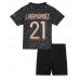 Paris Saint-Germain Lucas Hernandez #21 Babykleding Derde Shirt Kinderen 2023-24 Korte Mouwen (+ korte broeken)